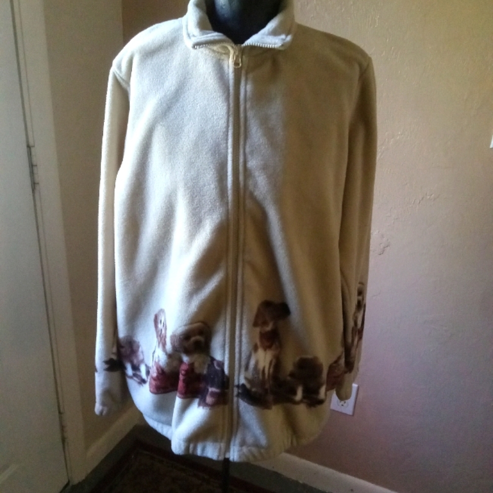 Blair Cream Fleece Jacket Blair